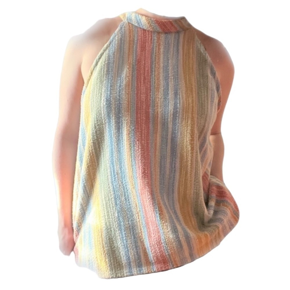 Anthropologie W5 Sleeveless Halter Top Multicolor NWT